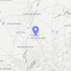 Karte von Am Alsenplatz 2, 16540 Hohen Neuendorf