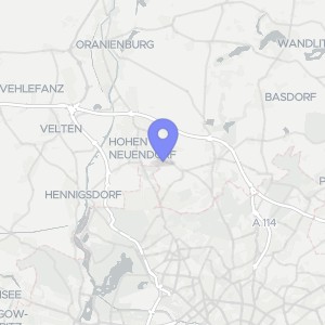 Karte von Clara-Zetkin-Straße 27, 16562 Hohen Neuendorf, Bergfelde