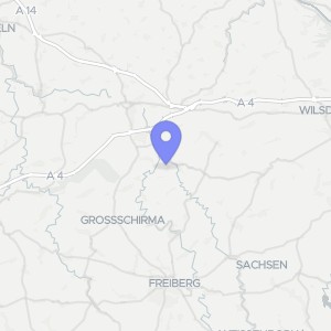 Karte von Meißner Straße 136, 09629 Reinsberg, OT Bieberstein