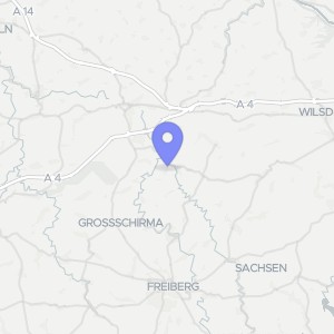 Karte von Am Rittergut 1, 09629 Reinsberg, OT Bieberstein