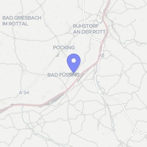 Karte von Raiffeisenstraße 6, 94072 Bad Füssing