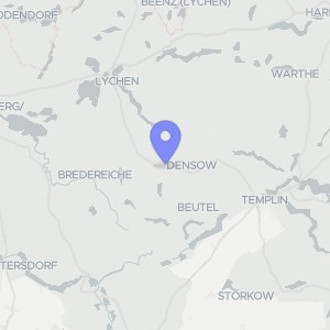 Karte von Hauptstraße 25 und 26, 17268 Templin, Densow