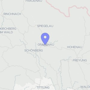 Karte von Nähe Rosenau bei Grafenau im Waldgebiet Vögellohe, 94481 Grafenau