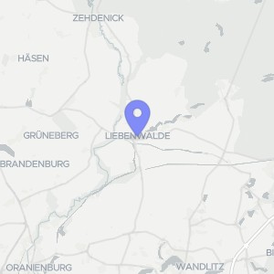 Karte von Bahnhofstraße 12, 16559 Liebenwalde