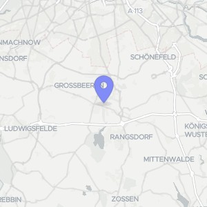 Karte von Wiesenweg  1 + 1 A, 15827 Blankenfelde-Mahlow