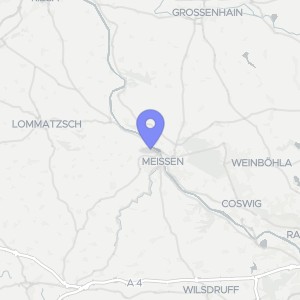 Karte von Leipziger Straße  87, 01662 Meißen