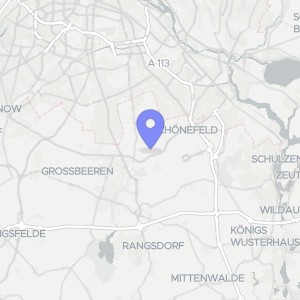 Karte von Glasower Weg 18, 12529 Schönefeld, OT Waßmannsdorf