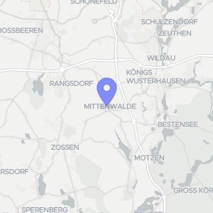 Karte von An der L 40, 15749 Mittenwalde, OT Brusendorf