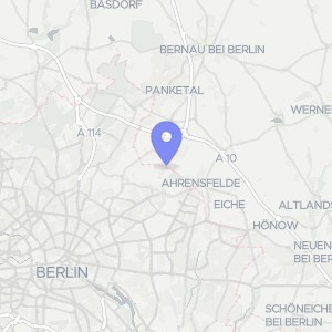 Karte von Am Feldrain  37, 16356 Ahrensfelde