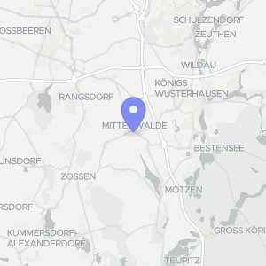 Karte von Am Scheunenviertel 68, 15749 Mittenwalde