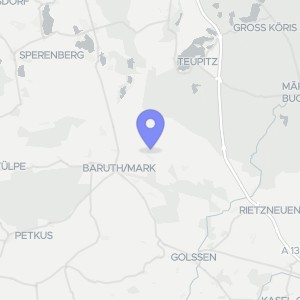 Karte von Birkenallee 22, 15837 Baruth, Radeland