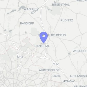 Karte von Händelstraße 58, 16341 Zepernick