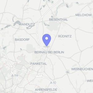 Karte von An den Schäferpfühlen 13, 16321 Bernau bei Berlin