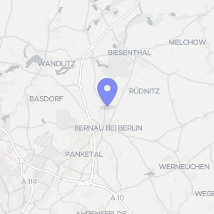 Karte von Rüdnitzer Straße 7, 16321 Bernau bei Berlin