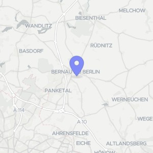 Karte von Pegasusstraße 38, 16321 Bernau bei Berlin (Wohnung Nr. 43 des ATP; 1. OG rechts
