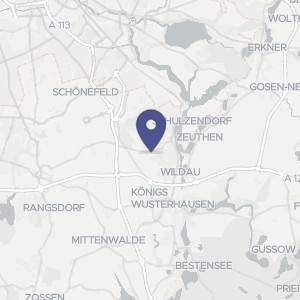 Karte von Bergstraße 6, 8, 15732 Schulzendorf