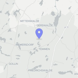 Karte von Ort Klein Fredenwalde, 17268 Gerswalde