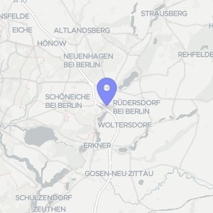 Karte von Straße der Jugend 13 - 15 A, 15562 Rüdersdorf bei Berlin