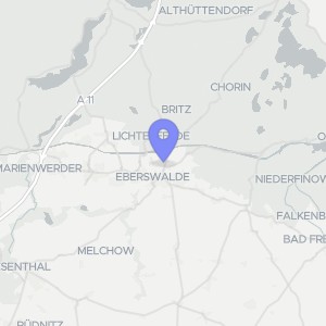 Karte von Kiefernweg  4, 16225 Eberswalde