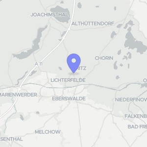 Karte von Waldstraße 46, 16230 Britz