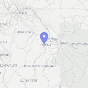 Karte von Pestalozzistraße 22, 01809 Dohna