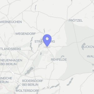 Karte von Waldgebiet westlich des Straussees und östlich des Fängersees, 15344 Strausberg, Strausberg