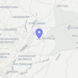 Karte von Ernst-Thälmann-Straße  105, 15345 Rehfelde