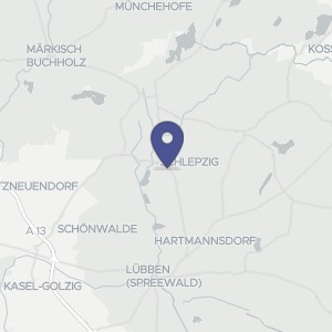 Karte von Dorfstraße 90, 00000 Schlepzig