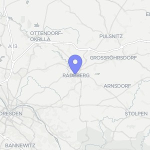 Karte von Pirnaer Straße  29, 01454 Radeberg