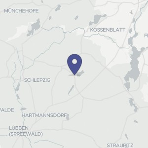 Karte von Bergstraße 7, 15913 Märkische Heide, Groß Leuthen
