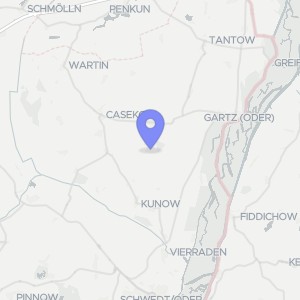 Karte von Kunower Straße 31 - 34, 16306 Casekow, Woltersdorf