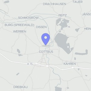 Karte von Richard-Wagner-Straße 14, 03044 Cottbus