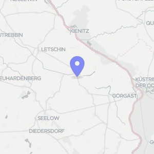 Karte von Chausseestraße  9, 15328 Zechin, Friedrichsaue