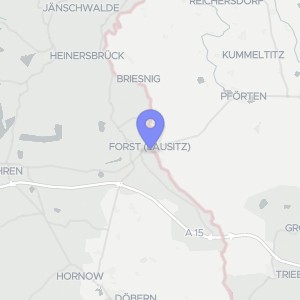 Karte von Rüdiger Straße 14, 03149 Forst (Lausitz)
