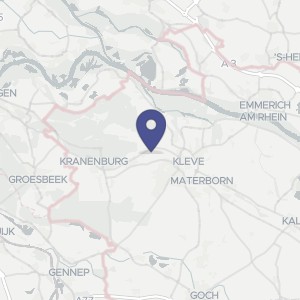 Karte von Zur Buchenhecke 10, 47533 Kleve, Donsbrüggen