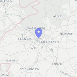 Karte von Bergstraße 12, 41836 Hückelhoven