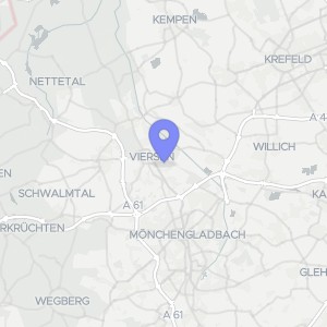 Karte von Eichenstraße 191, 41747 Viersen, Hamm