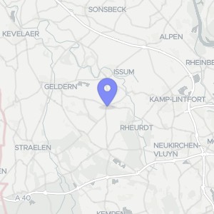 Karte von Grüner Weg 5, 47661 Issum