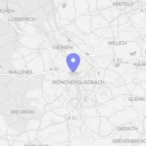 Karte von Aisstraße  141, 41063 Mönchengladbach