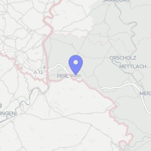 Karte von Kirchenstraße 30, 66706 Perl, Eft-Hellendorf