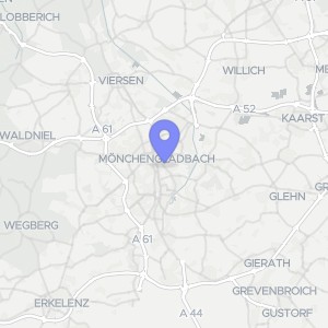 Karte von Volksgartenstraße 125, 41065 Mönchengladbach