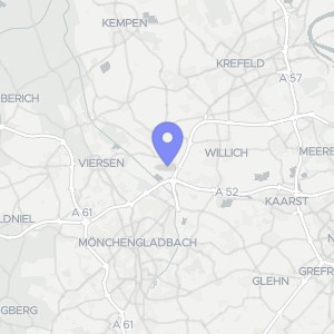 Karte von Hauptstraße 77, 47877 Willich