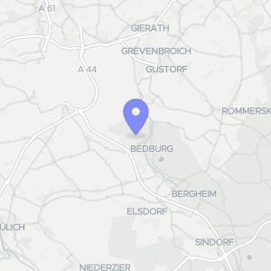 Karte von Vikariestraße 12, 50181 Bedburg, Kaster