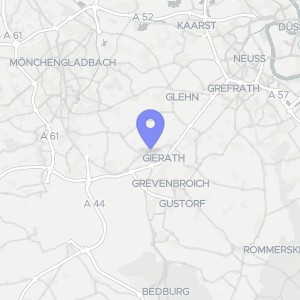 Karte von Grevenbroicher Straße 8, 41363 Jüchen, Bedburdyck