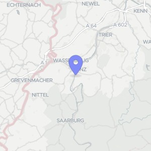 Karte von Schubertstraße 10, 54329 Konz, Biewer
