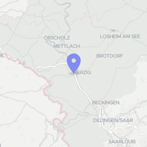Karte von Im Hanfland  2+2a, 66663  Merzig, Hilbringen