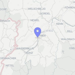 Karte von Aachener Straße  21, 23, 54294 Trier