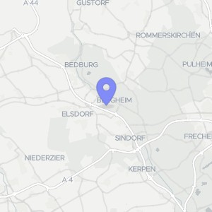 Karte von Otto-Hahn-Straße 5, 6, 7, 50126 Bergheim, Zieverich