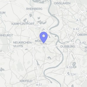 Karte von Bonifatiusstraße 5, 47441 Moers, Asberg