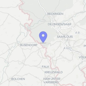 Karte von Saarlouiser Straße  93, 66798 Wallerfangen , Ittersdorf